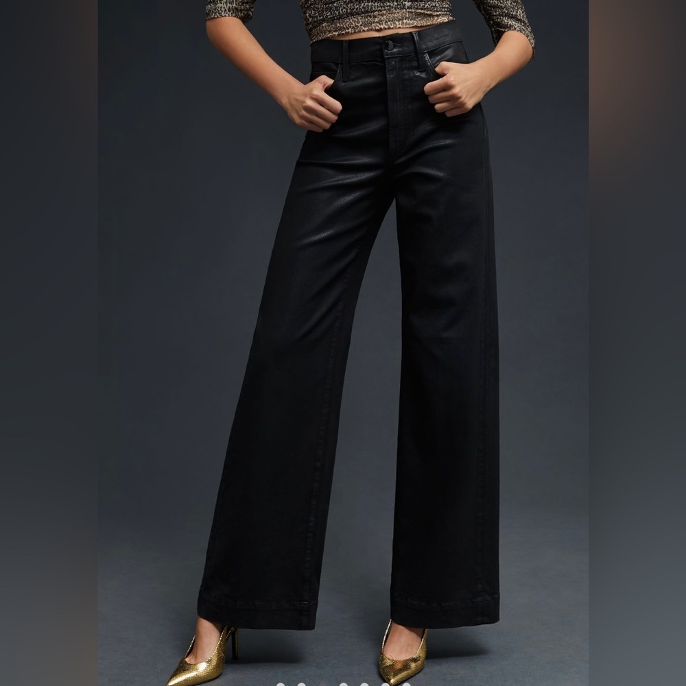 Joe's Jeans Black Wide Leg Flare Jeans